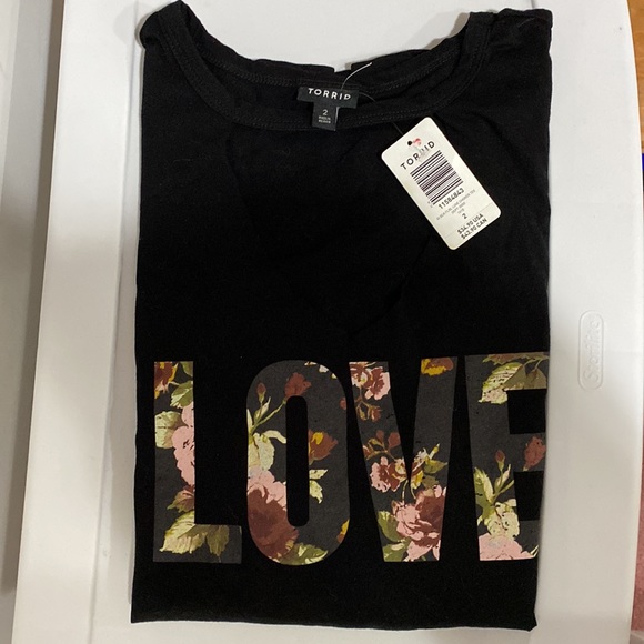 Torrid Black Choker Tee - Picture 4 of 4